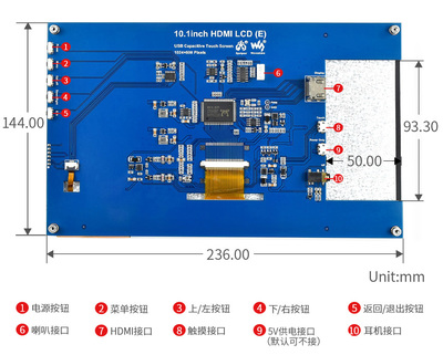 10.1英寸電容屏全面解析 IPS屏、1024×600分辨率與全貼合技術(shù)的完美結(jié)合